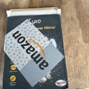 Suction cup shower mirror